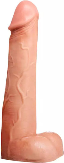 Master Cock Moby The Giant Dick Glass Dildo with Scrotum Flesh 90cm