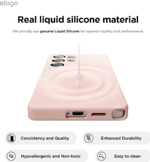 Elago Back Cover Silicon / Plastic Roz (Galaxy S25 Ultra)
