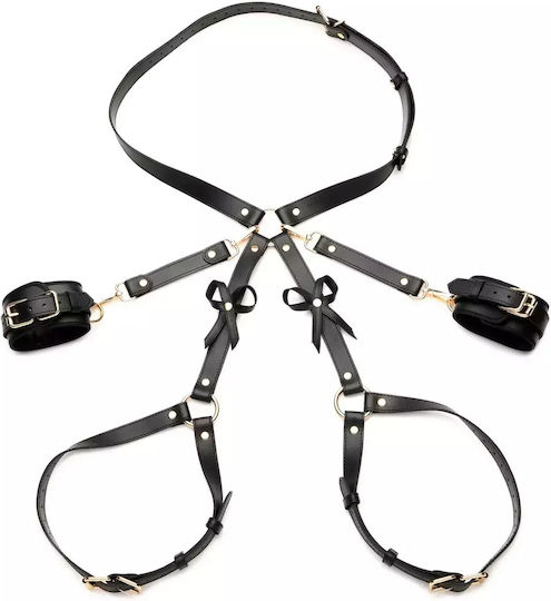XR Bondage Handschellen in Schwarz Farbe