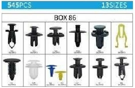 Raistar Car Plastic Clips 545pcs