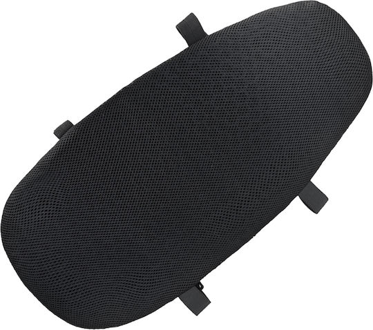 Ventilated Anatomical 3D Silicone Black Motorcycle Seat Cushion