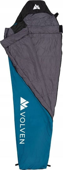 Volven Sleeping Bag Μονό 2 Εποχών Blue