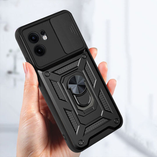 Techsuit Shield Stoßstange Silikon Blau (Oppo Reno13 F, Oppo Reno13 F 5G, Oppo Reno13 FS 5G)