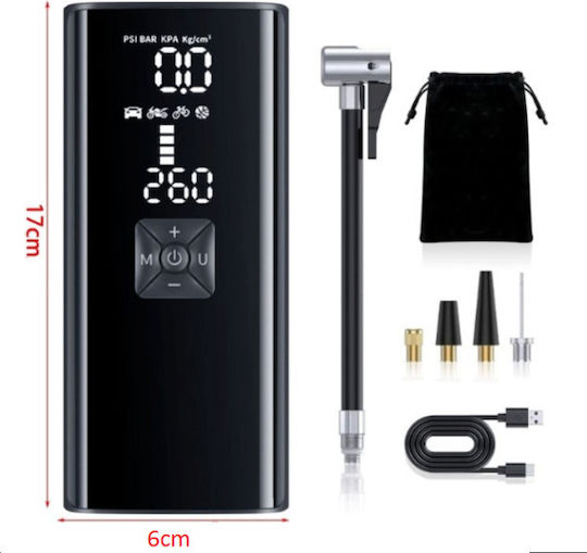 Aerbes Car Tire Pump 150PSI Rechargeable 12V