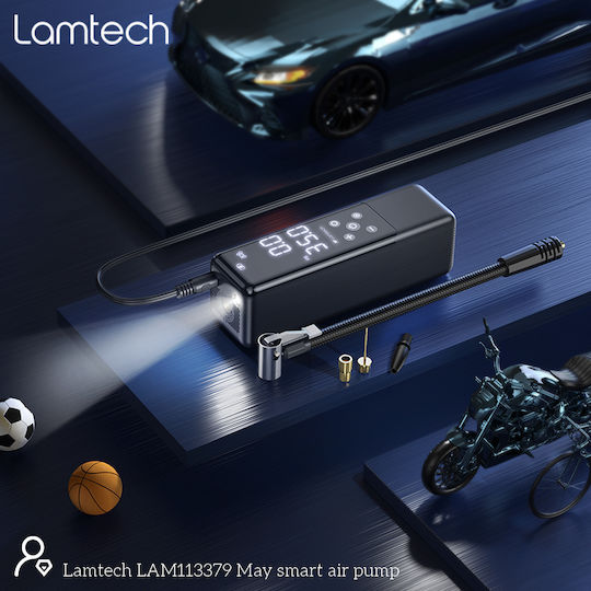 Lamtech Car Tire Pump with Cable 12V