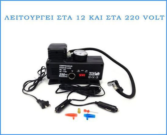 Tire Pumpe 250PSI mit Kabel 12V