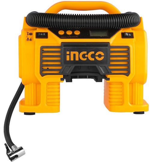 Ingco Car Tire Pump 160PSI with Cable 20V (Without Battery)