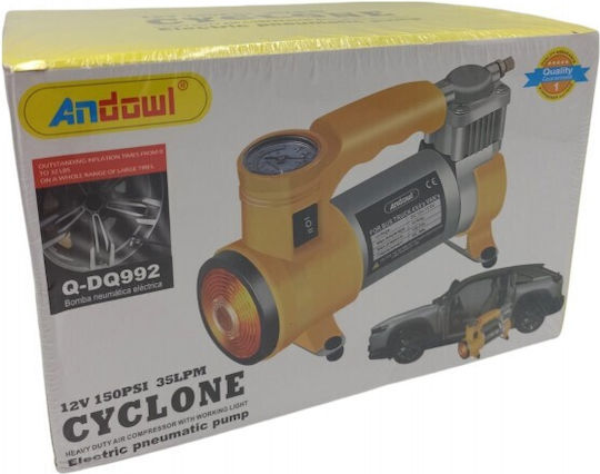 Andowl Tire Pumpe Qdq992 mit Kabel 12V