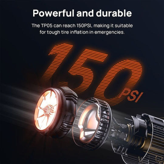 70Mai Car Tire Pump Compressor 150PSI Rechargeable 12V