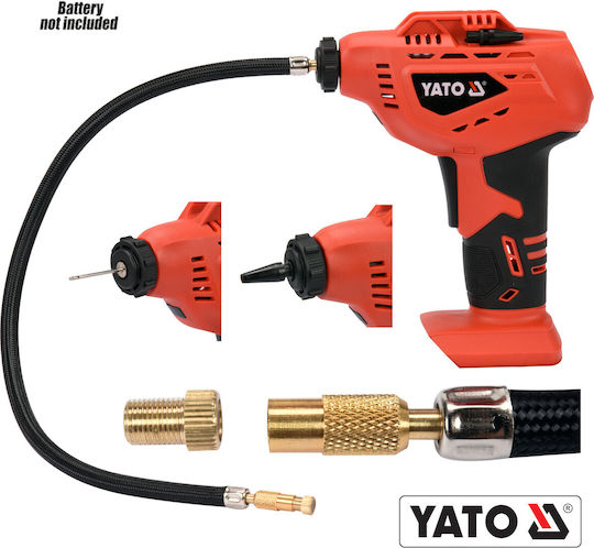 Yato Yato Autoreifenpumpe Wiederaufladbar Ohne Batterie 18V