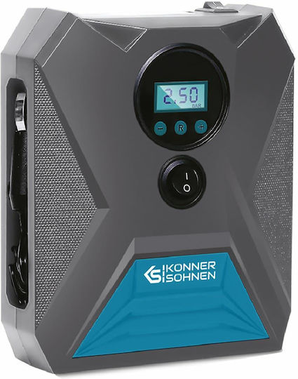 Könner & Söhnen Τρόμπα Αυτοκινήτου KS P10 150PSI με Καλώδιο Αναπτήρα 12V