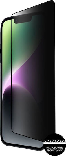 Idol 1991 0.25mm Full Glue Privacy Tempered Glass Black (iPhone 16E, IDOL)
