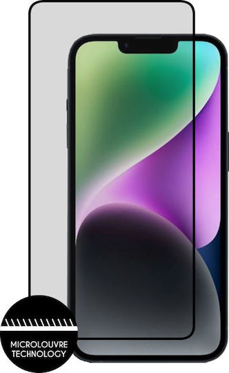Idol 1991 0.25mm Full Glue Privacy Tempered Glass Black (iPhone 16E, IDOL)