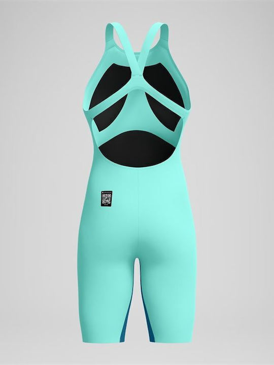 Speedo Fastskin Lzr Pure Valor 2.0 Openback Kneeskin 1585918470 Women's One Piece Competition Swimsuit Blue