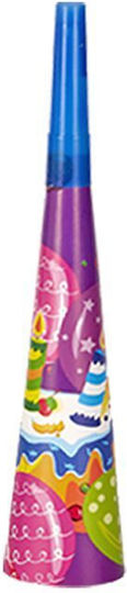 Paper Party Horn Set of 6pcs 20cm Homie 3729 Random Design Selection