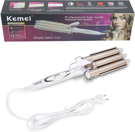 Kemei Ψαλίδι Μαλλιών για Κυματιστά Μαλλιά 22mm 45W KM-1010