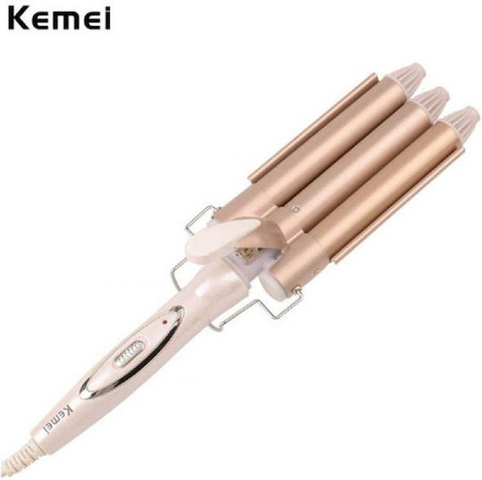 Kemei Ψαλίδι Μαλλιών για Κυματιστά Μαλλιά 22mm 45W KM-1010