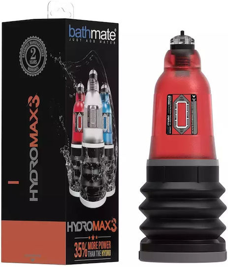Bathmate Hydromax3 Τρόμπα Πέους Κόκκινη