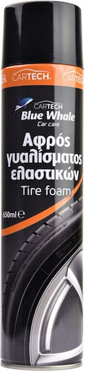 Cartech Spumă de Curățare Anvelope Spumă Curățare / Lustruire pentru Elastici Auto 650ml