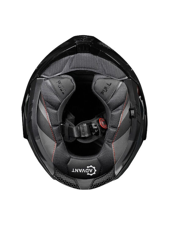 LS2 FF901 Advant X Carbon Solid Matt Каска Мотор Флип Ъп ECE 22.06 1550гр с Pinlock и Sunvisor