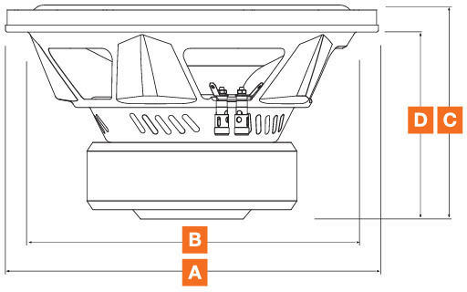 Hertz Subwoofer Αυτοκινήτου 12" 8000W RMS
