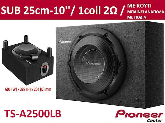 Pioneer Subwoofer Αυτοκινήτου 10" 300W RMS με Κούτα