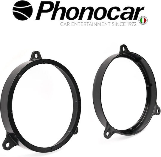 Phonocar Βάσεις Ηχείων Μπροστινές και Πίσω 165mm για Toyota Corolla / Yaris 2τμχ