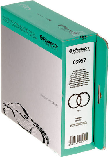 Phonocar Βάσεις Ηχείων Μπροστινές 165mm για Mercedes-Benz Vito 2011 2τμχ