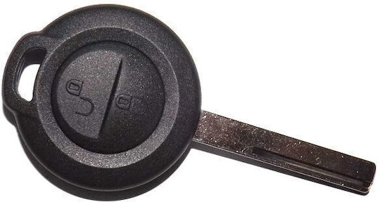 Car Key Shell with Blade with 2 Buttons for Mitsubishi