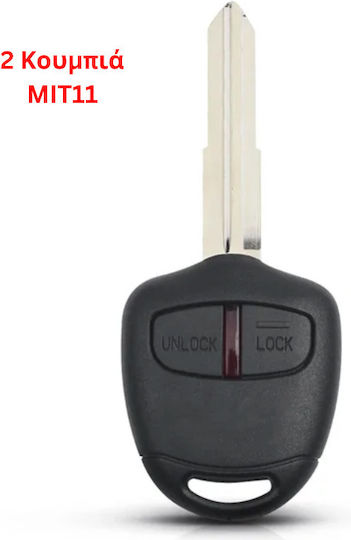 mit 2 Tasten für Mitsubishi