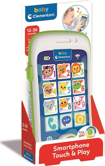 Baby Clementoni Smartphone Touch & Play Telephone Toy for 12+ Months