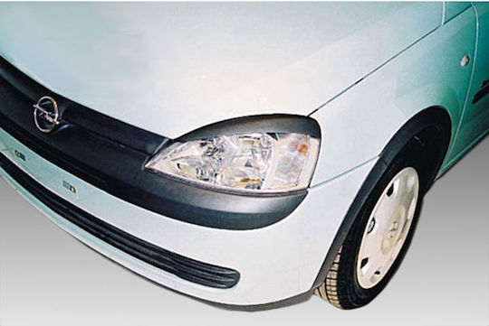 Motordrome Front Headlight Eyebrows for Opel Corsa C 2000-2006