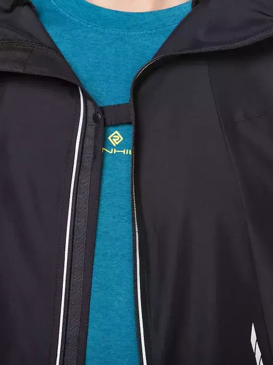 Sportjacke Wasserdicht und Winddicht Black
