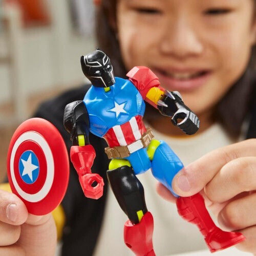 Action-Figur Black Panther Marvel Avengers Schwarzer Panther 12cm.
