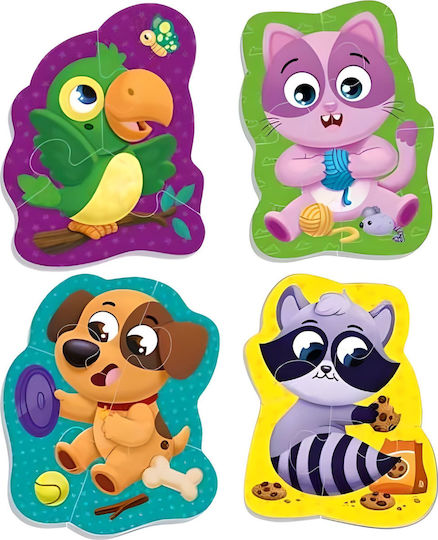 Puzzle din spumă pentru bebeluși Roter Kafer Animale de companie Rk6010-05