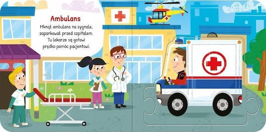 Aksjomat Vehicles in the City Large Puzzle 38191