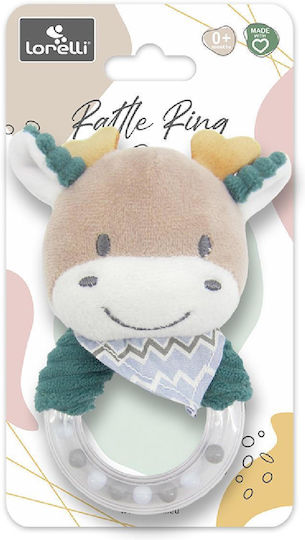 Κουδουνίστρα Δαχτυλίδι Ελαφάκι Lorelli Rattle Ring Deer Blue Natural
