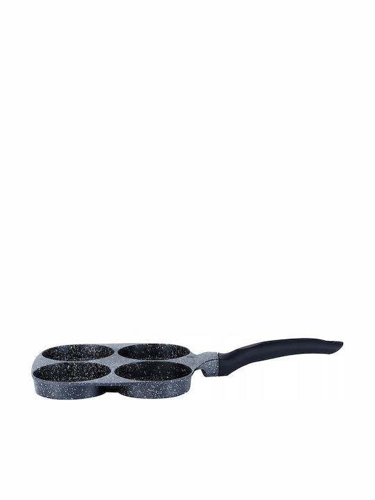Vilde Black Line Pfanne für Pfannkuchen aus Aluminium mit Innenbeschichtung aus Stein