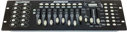 Consolă de Iluminat Acp 512 Light DMX Controller 192 Canale de Control Montare în Rack