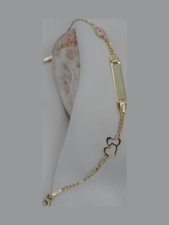 Themelidis Jewels Βραχιόλι Ταυτότητα Χρυσό 9K Themelidis Jewels Βραχιόλι Ταυτότητα Χρυσό 9K