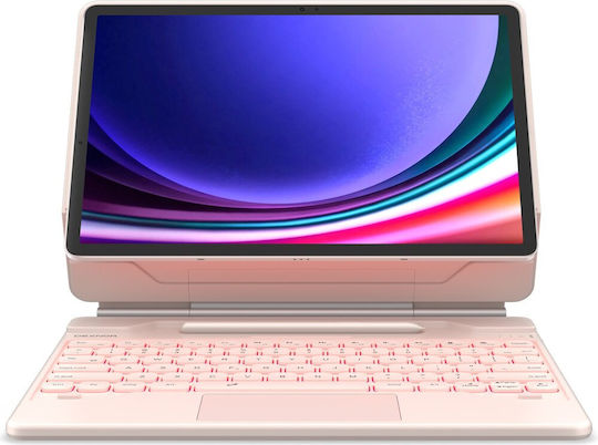 Θήκη Πληκτρολογίου Samsung Galaxy Tab S9+ S8+ S7+ S7 Fe Dexnor Magnetic Keyboard Touchpad Μπλε