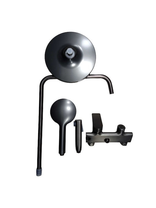 Shower Column with Mixer 75cm Black Shower Column with Mixer 75cm Black