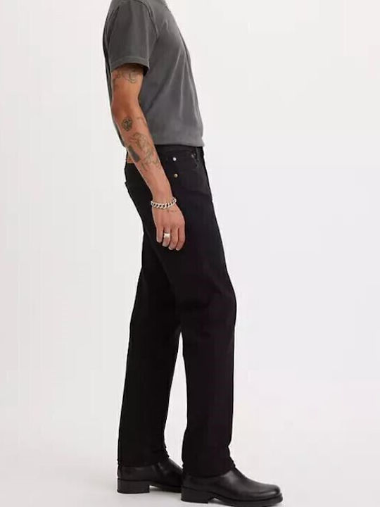 Men's Jeans Pants  Regular Straight Fit Black