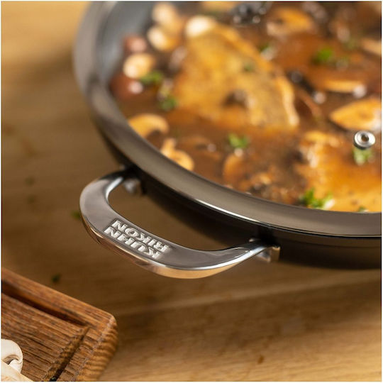 Kuhn Rikon Easy Pro Saute Pan from Aluminum with Lid with Non-Stick Interior Coating 28cm