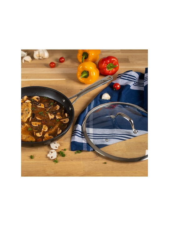 Kuhn Rikon Easy Pro Tigaie Sauté Din Aluminiu Cu Capac Cu Acoperire Antiaderentă 28cm