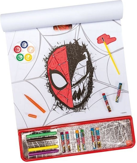 Spiderman Set de Colorat 42x35cm 25buc