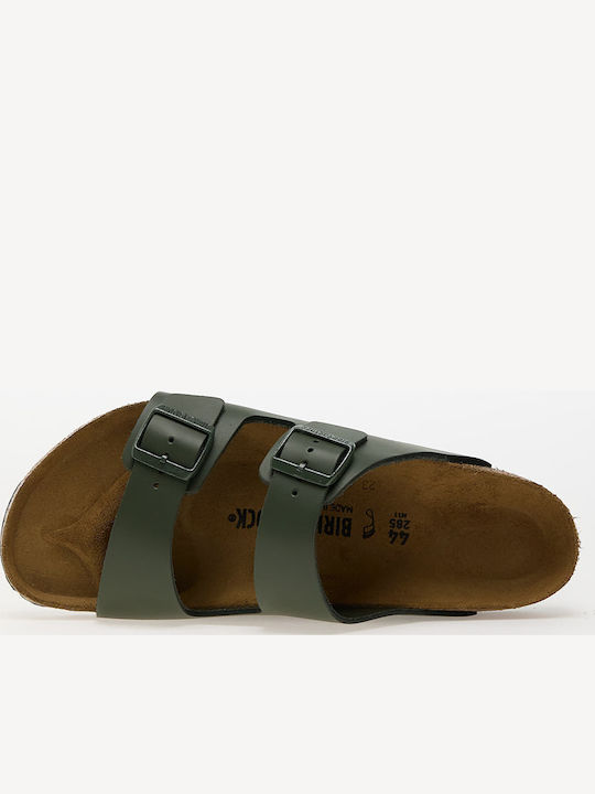 Arizona Leder Herrensandalen in Beige Farbe