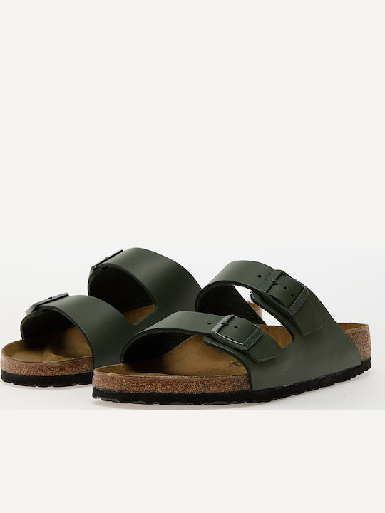Arizona Leder Herrensandalen in Beige Farbe