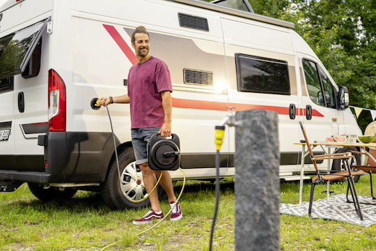 Karcher Ανέμη Ποτίσματος Τοίχου για Λάστιχο έως 10m με Χερούλι Μαζέματος