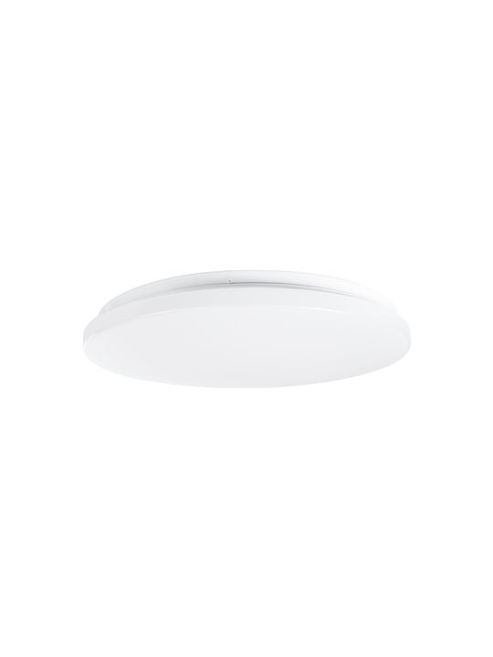 GloboStar Outdoor Ceiling Flush Mount with Integrated LED in White Color 61010